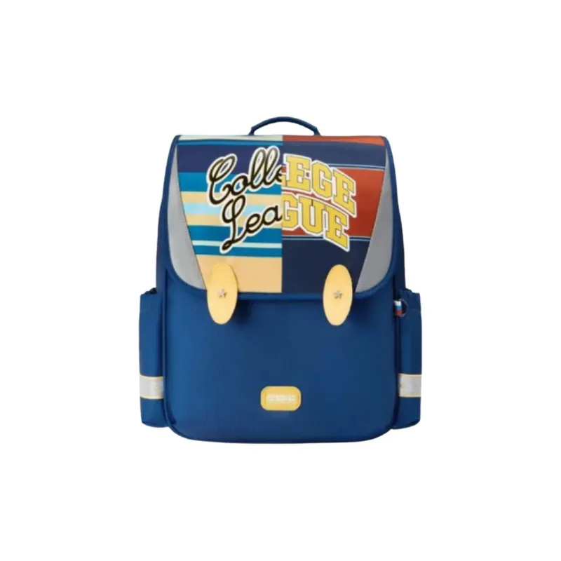 AMERICAN TOURISTER Fabric Backpack Men's Blue Black-0