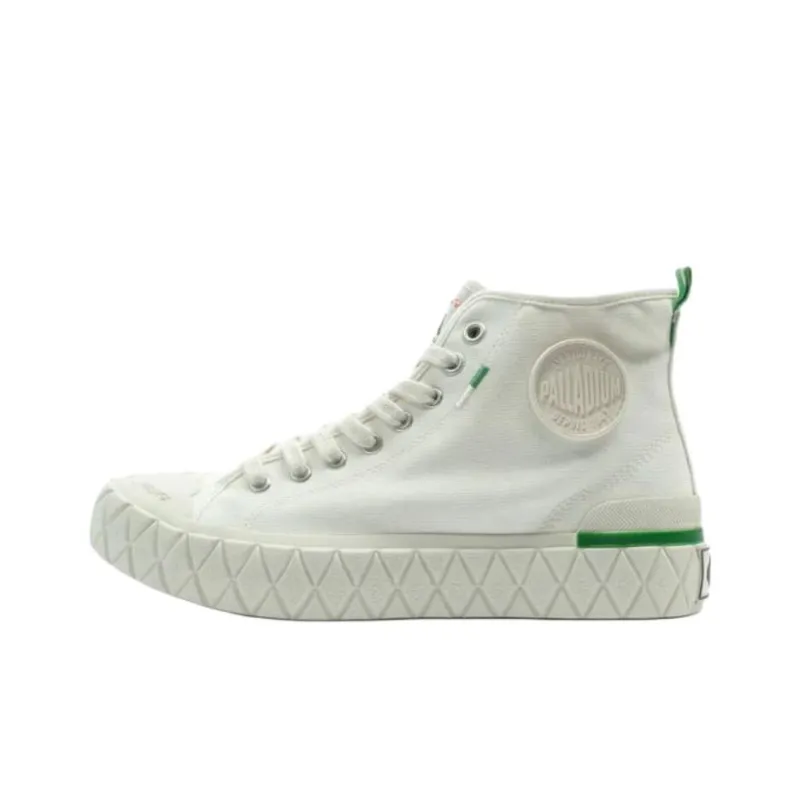 Palladium PALLA ACE CHUKKA Anti Slip Wear Resistant Mid Top Casual Shoes Unisex White-0