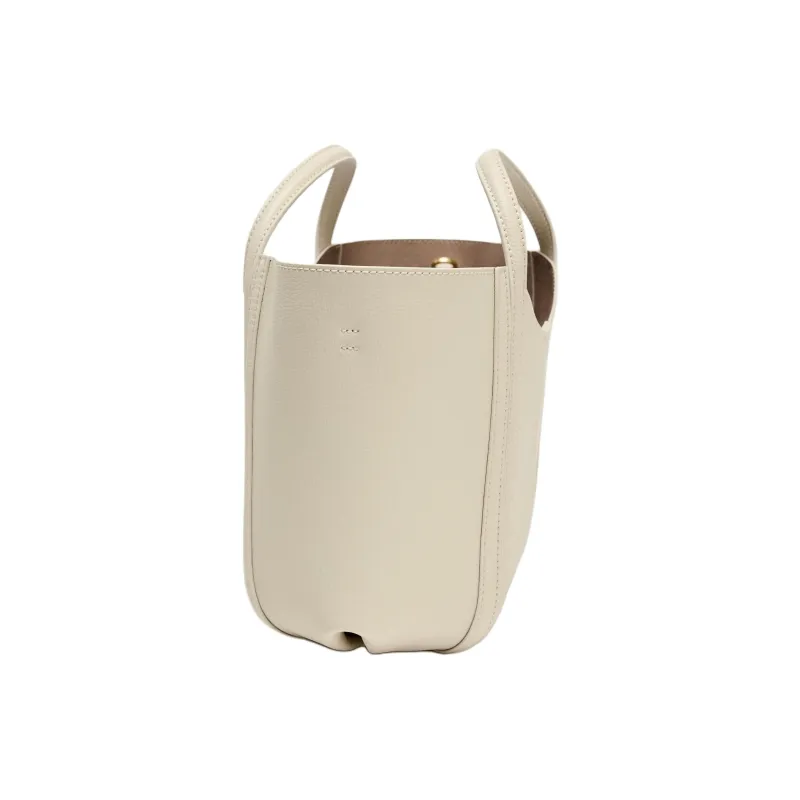 ZARA Polyurethane One Shoulder Handbag Mini Women's Raw White-3