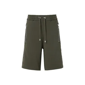 BALMAIN Casual Shorts Men Army Green