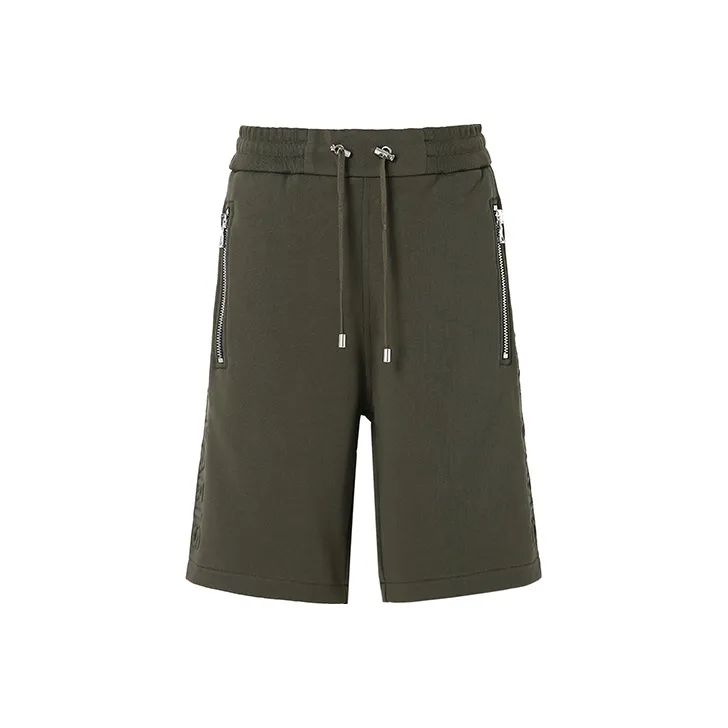 BALMAIN Casual Shorts Men Army Green-0
