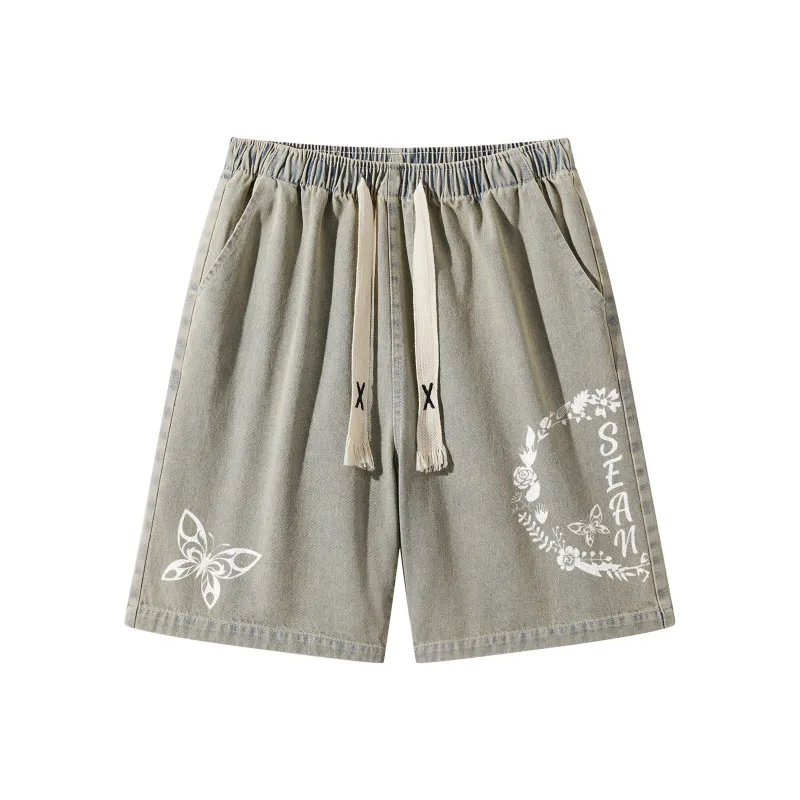 SEANBYSEAN Denim Shorts Unisex-13