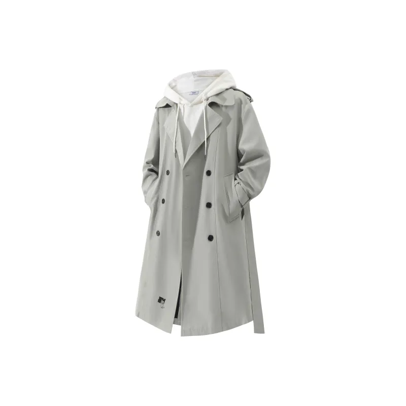 TITH Trench Coats Unisex-5