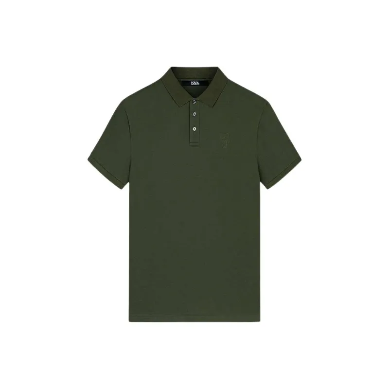KARL LAGERFELD Polo Shirt Men's Green-0
