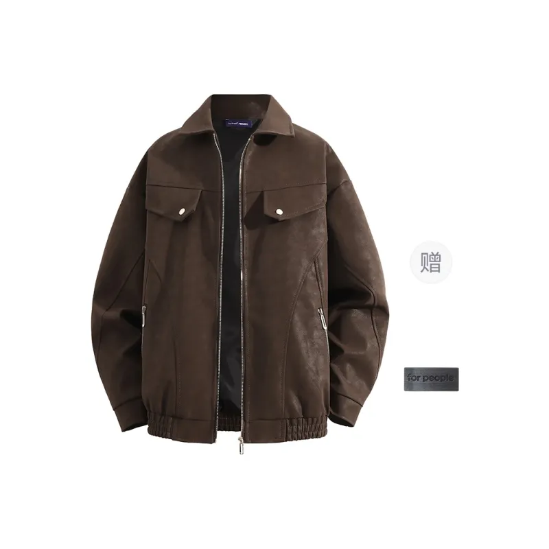 FAX FOR FMACM Leather Jacket Unisex-2