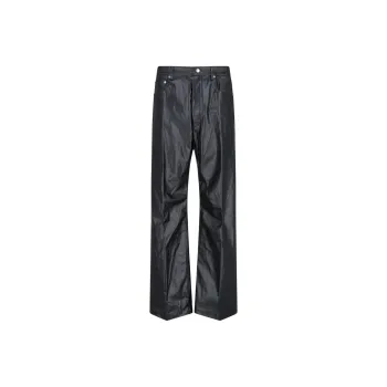 RICK OWENS Coated Denim Geth Jeans
