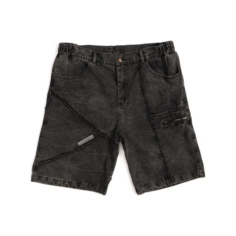 KILLWINNER Denim Shorts Men Black-0