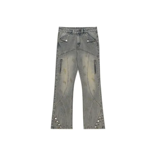 NVRFRGT Jeans Unisex Yellow Mud