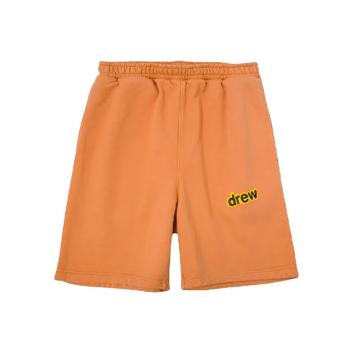 Drew House Letter Logo Series Casual Shorts Unisex Peach Pink-0