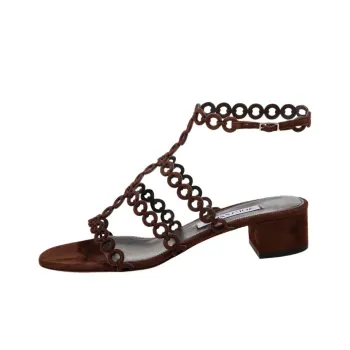 AQUAZZURA Infinity Roman Sandals 3.5cm Women's Brown