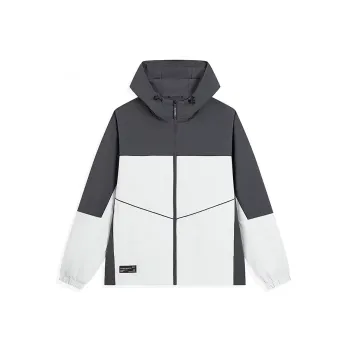 XTEP Trench Coat Men's Ox Horn Gray/Misty Light Gray