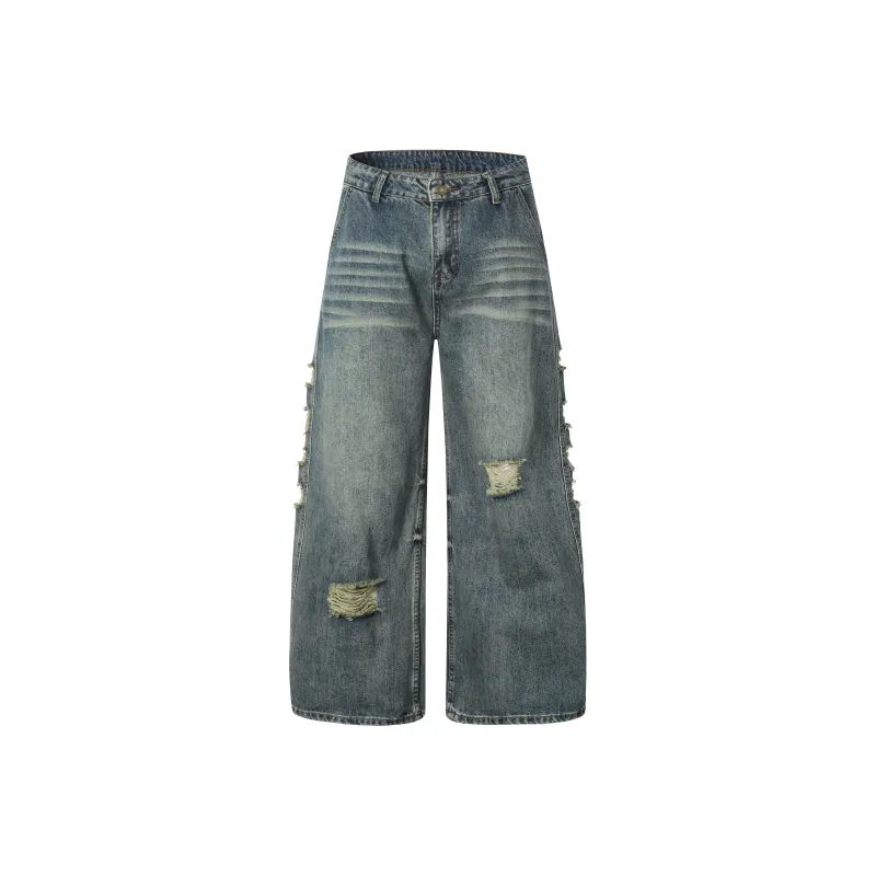 GBXM Jeans Unisex Vintage Blue-0