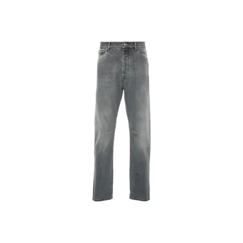 Brunello Cucinelli Logo Patch Denim Jeans