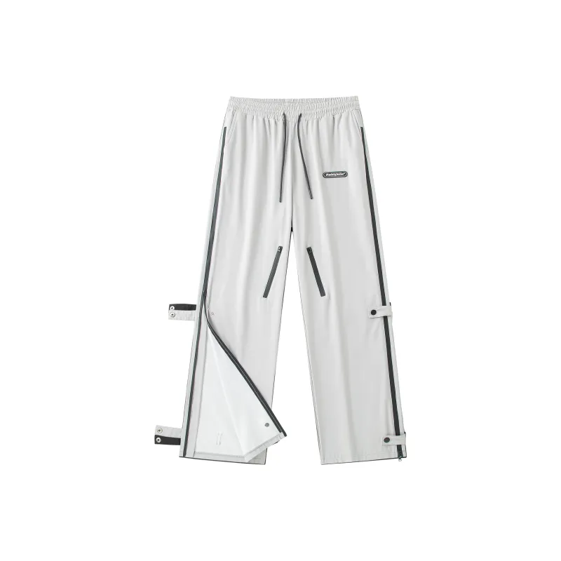 paddy julia Side Zippered Pockets Casual Pants-0