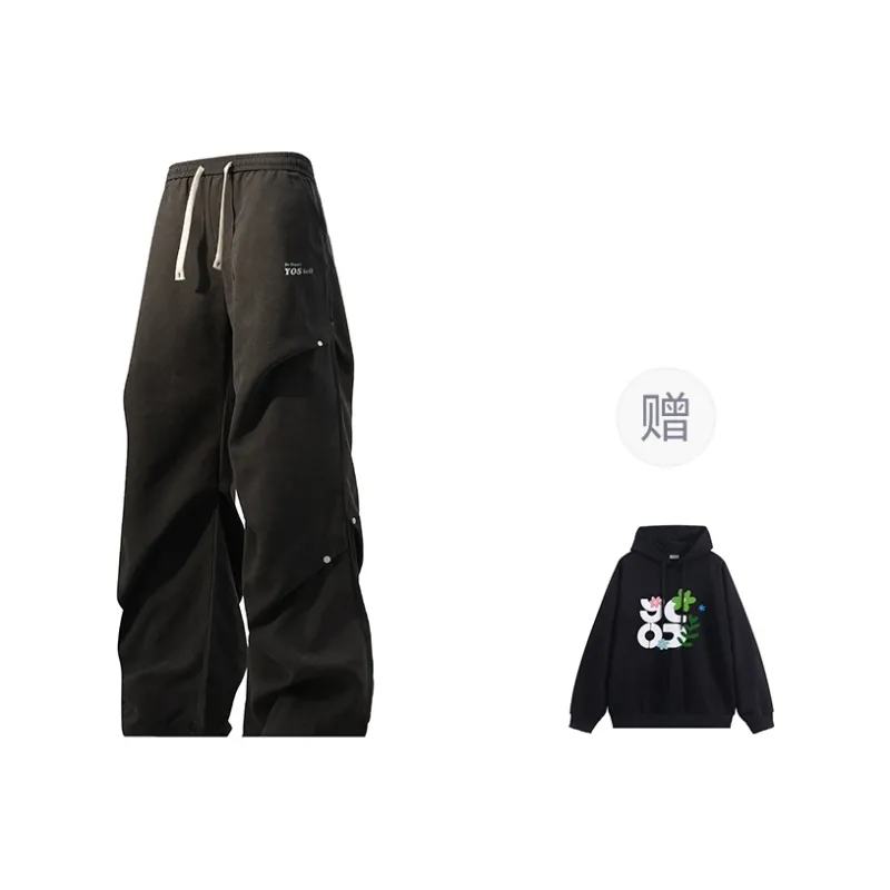 YOSICIL Cargo Pants Unisex Tea Brown-14