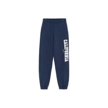 SPORTY & RICH California Printed Drawstring Pants