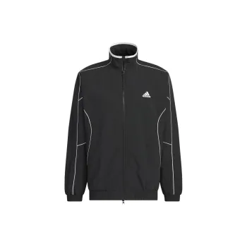 Adidas WORDING FW24 BRUSHED TRICOT LINED Jackets Coats Unisex Black