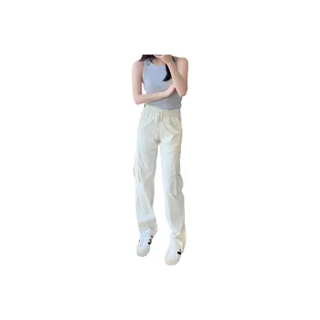NEAR HERE Cargo Pants Unisex Beige