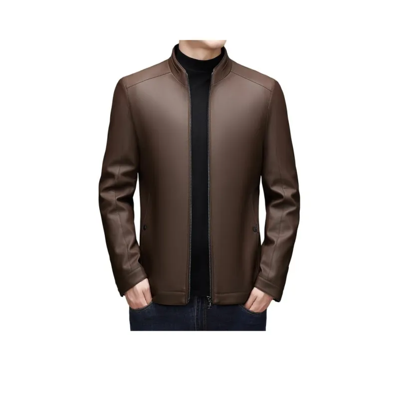 PIERRE CARDIN Leather Jacket Men's-6