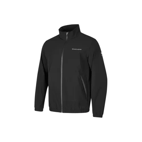 Skechers Sports Life Collection Jackets Coats Men's Carbon Black