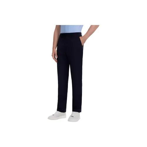 Jiumuwang Men's Pants Expert Suit Trouser Men's Navy Blue+Fitted Version