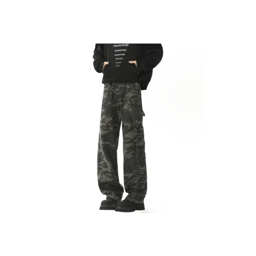 Puma Grey Backpacks Camouflage Army Green