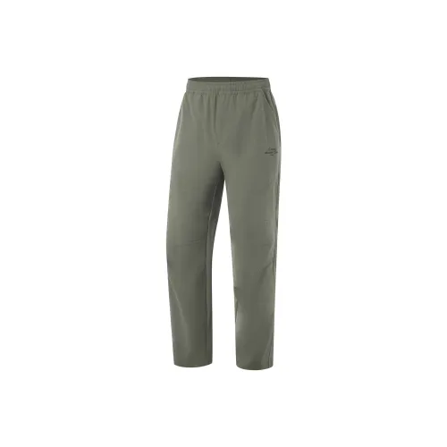 LiNing Fitness Series Casual Pants Men's Snail Smoky Green