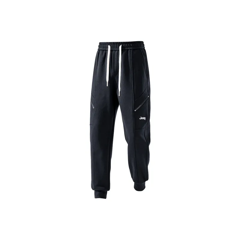 Jeep Grand Cherokee Casual Pants Unisex Pure Black-5