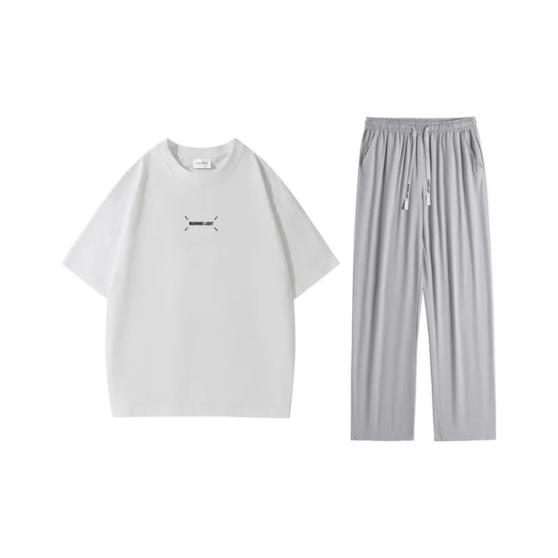 WARNING LIGHT Casual Pants Unisex-56