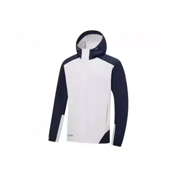 XTEP Variety Training Collection Trench Coat Men's Light Moss Gray/Forest Night Blue