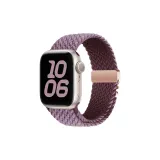 Parachute Snap Buckle Woven Strap, Smoke Purple