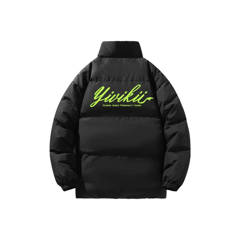 YIVIKII Puffer Jacket Unisex Phantom Black-0