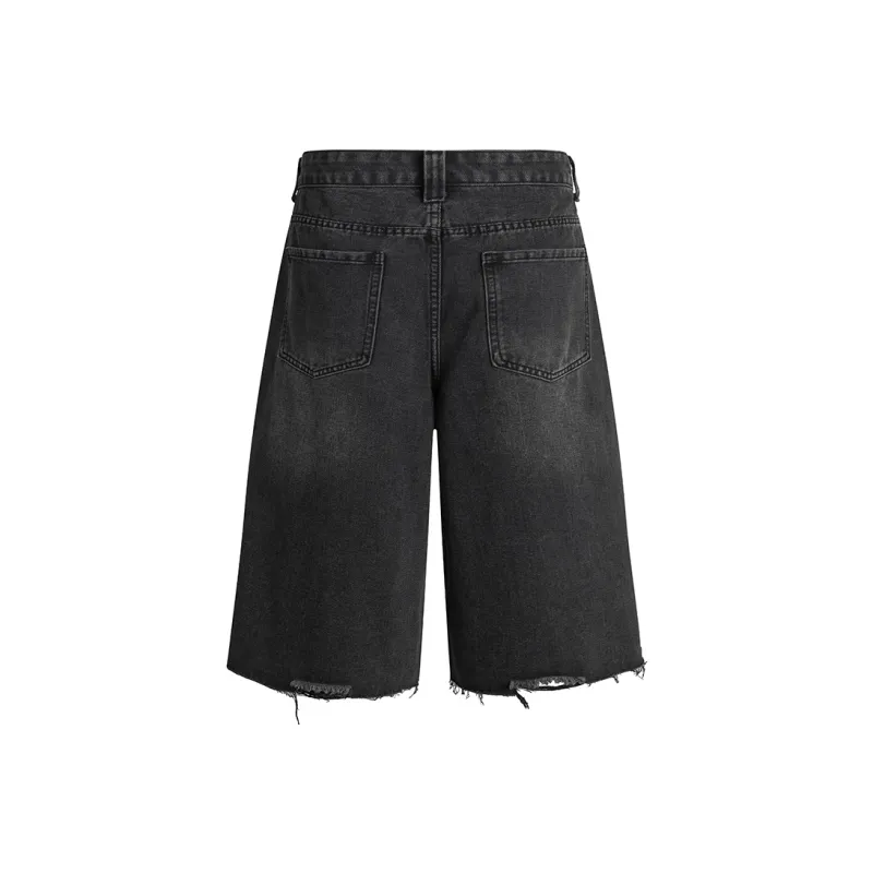 SWAMP AREA Denim Shorts Unisex-1