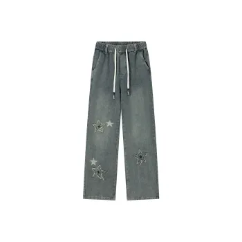 Qnxeey Jeans Unisex