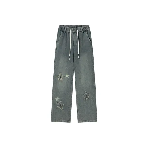 Qnxeey Jeans Unisex