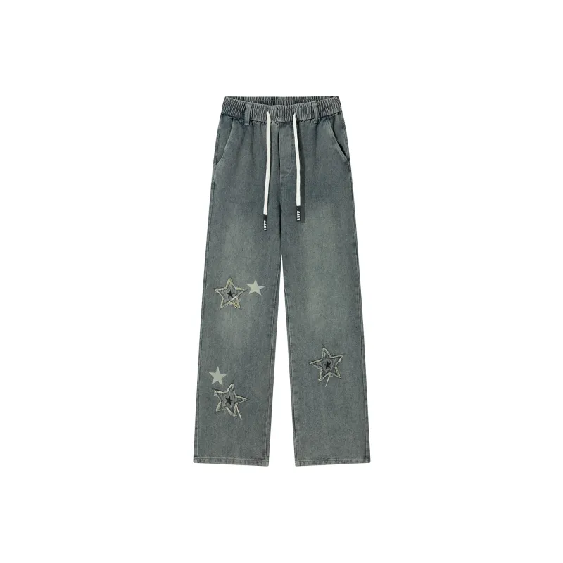 Qnxeey Jeans Unisex-4