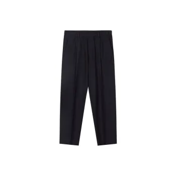 CROQUIS Casual Pants Unisex 409 Black Navy Blue