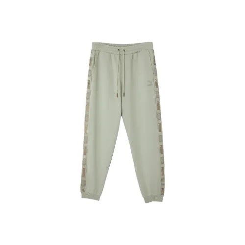 PUMA CLASSICS M FOR MELODY SWEATPANTS DK Knitted Sweatpants Unisex Moss Green