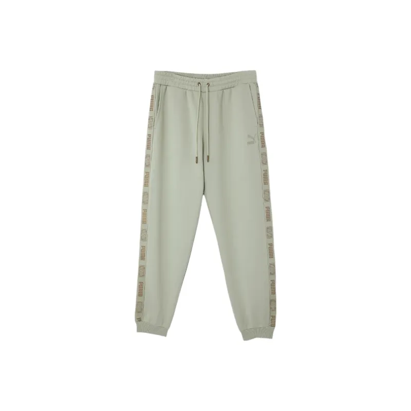 PUMA CLASSICS M FOR MELODY SWEATPANTS DK Knitted Sweatpants Unisex Moss Green-0