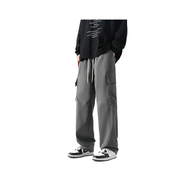 33TH Cargo Pants Unisex Dark Gray-0