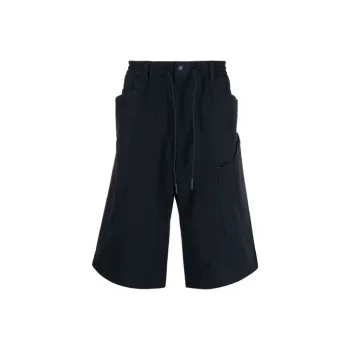 Y 3 Casual Shorts Men Navy Blue