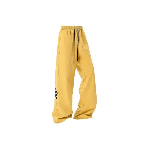 DJ.SPIRIT Casual Pants Unisex Brown