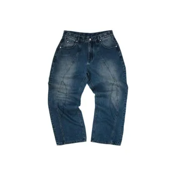 Vandy The Pink Straight Fit Jeans Unisex Marine Blue