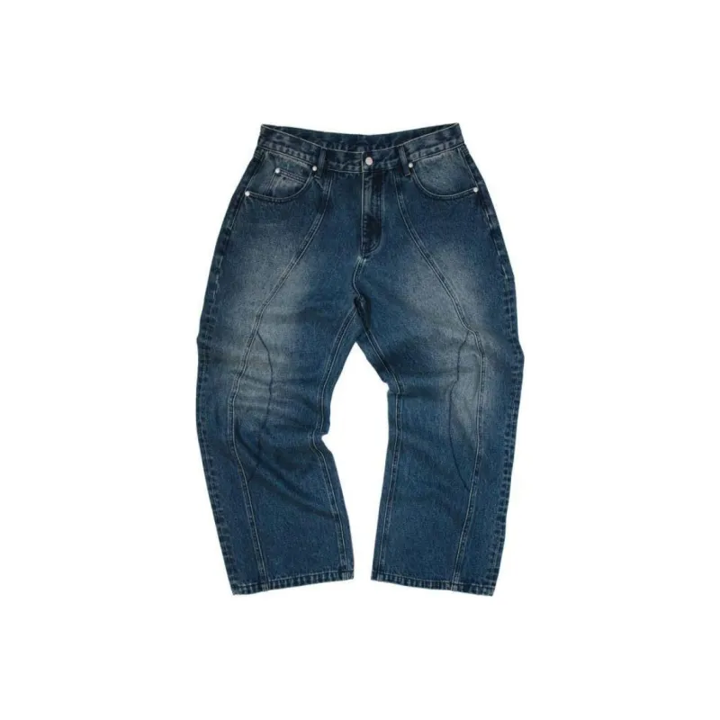 Vandy The Pink Straight Fit Jeans Unisex Marine Blue-0