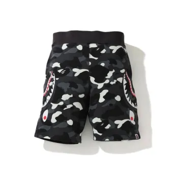 A BATHING APE City Shark Camo Sweat Shorts