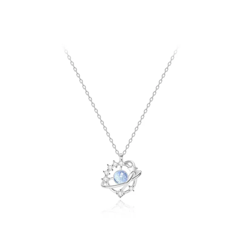 MGS 925 Sterling Silver Necklaces Women's-0
