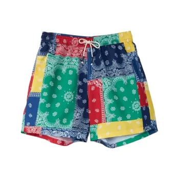Polo Ralph Lauren Bandana-Printed Drawstring Swim Shorts