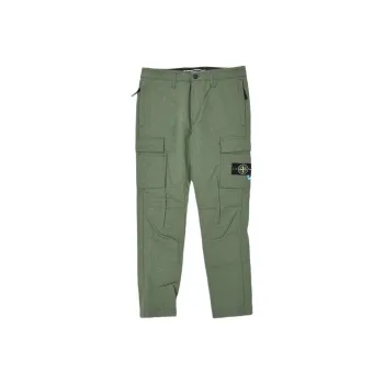 STONE ISLAND Cargo Pants Men's Olive