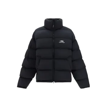 Balenciaga FW23 Puffer Jacket Regular Fit Men's Black