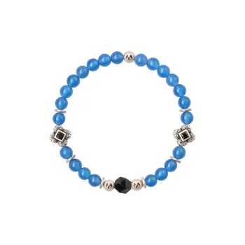 BABAMA Blue Agate Bracelets Unisex